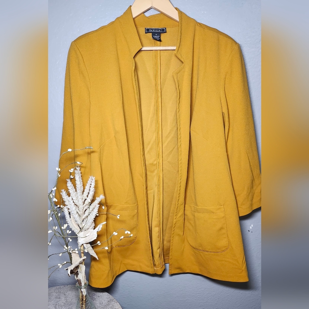 NYC Mustard Yellow Blazer